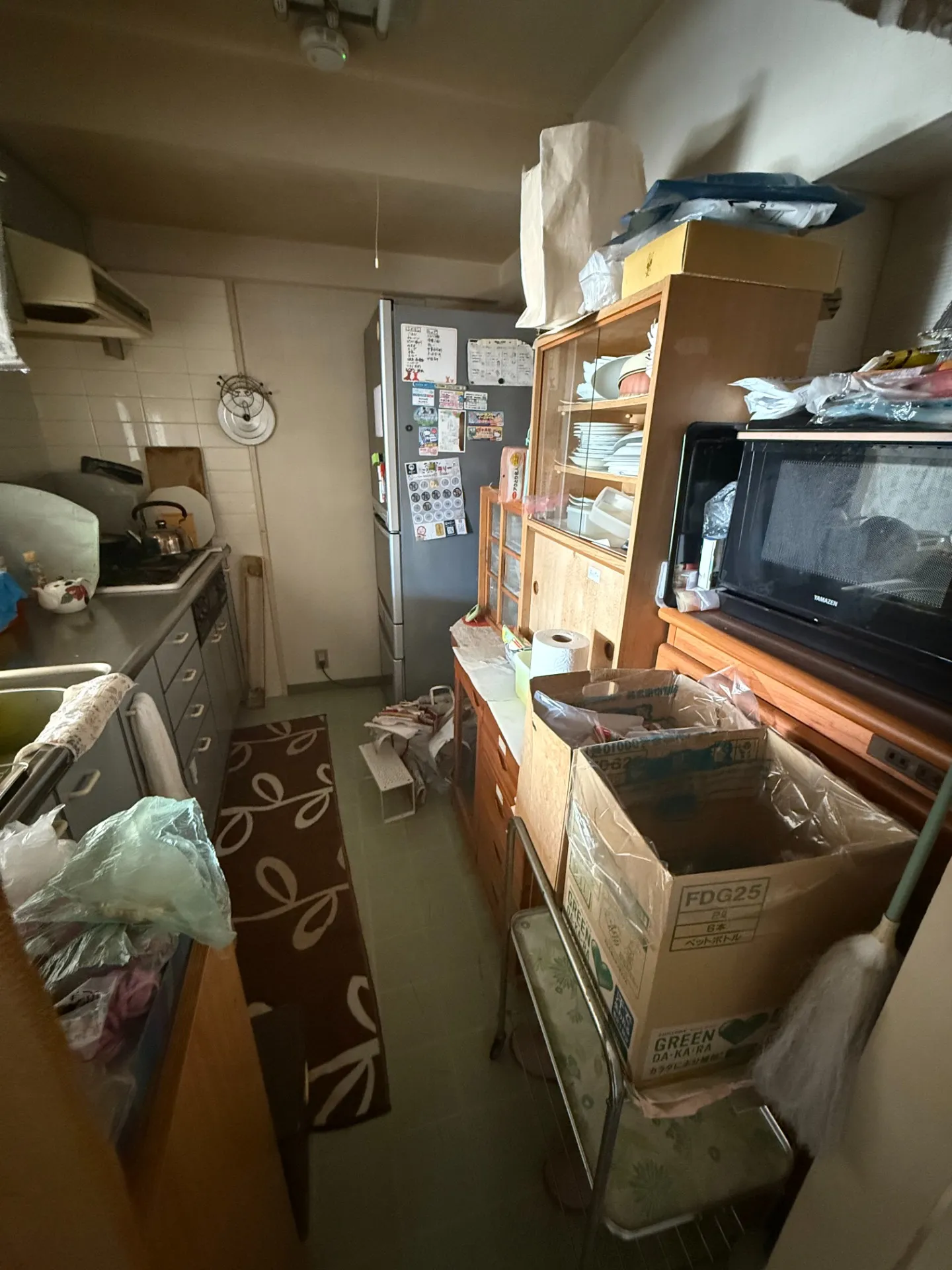 【YRCの事例】愛知県名古屋市の遺品整理 4LDK/2tトラック×2台、軽トラック×2台